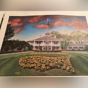 Augusta National Pretty Skies    Print only  22x27
